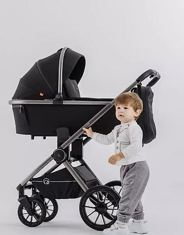 Коляски: Коляска, Другой бренд, цвет - Черный, Б/у, Самовывоз, Платная доставка — 1