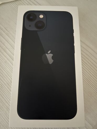 iphone 13 dublikat: IPhone 13, 128 GB, Midnight, Face ID, Sənədlərlə