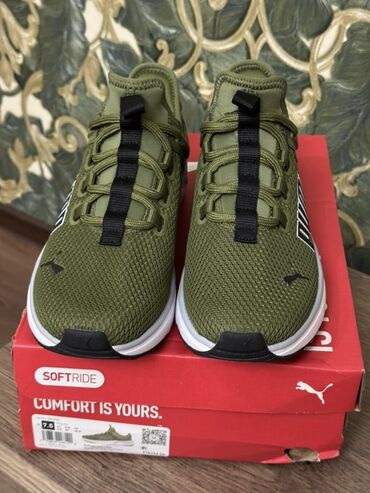 обувь для фитнеса: Кроссовкалар, 40, Puma, Жаңы, түсү - Жашыл, Өзү алып кетүү, Акылуу жеткирүү
