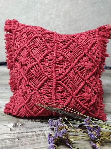 Другой декор и предметы интерьера: Декоративные подушки макраме. Эксклюзивная ручная работа!!!Нить — 2