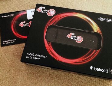 bakcell wifi modem satilir: Bakcell data kart modemi qutuda teze metroya çatdırma var. cibdə rahat
