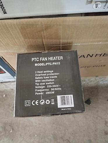 electron: PTC Fan Heater – Model: PTC-PH15 - Güc: 2000W - Gərginlik: 220–240V - — 2