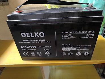 электрк: Гелевый аккумулятор DELKO XT121000 находится в Балыкчы - Тип: VRLA — 1