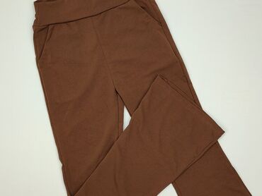 modne duże rozmiary spodnie: Material trousers for women, size M