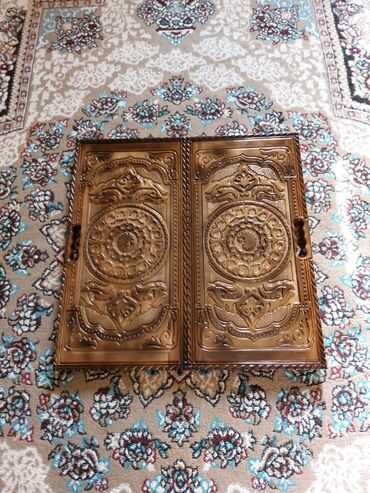 Nərdlər: Taxta nərd-şahmat lövhəsi - Material: massiv taxta, yandırma və — 6