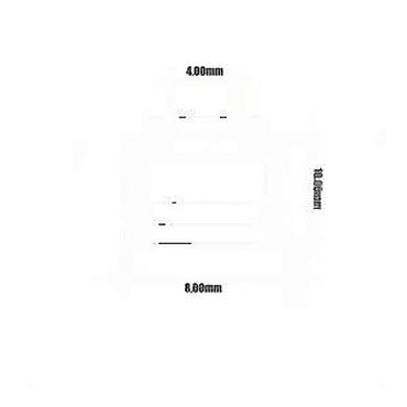 matica za sraf: Gumeno-metalna čaura (silent blok) – dimenzije: 10,60 mm visina, 8,00 — 1