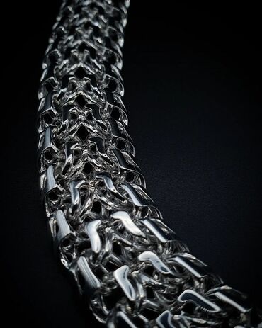 Серебряные браслеты: Серебряный Браслет Арабский Бисмарк 39 грамм 22.5 см Ручная работа — 7