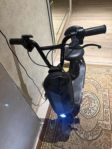 qar tekeri: Elektrik skuter – oturacaqlı, ön işıqlı qiymet baresinde real aliciya — 1