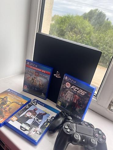 playstation 5 pro бишкек: PlayStation 4 (Slim) с комплектом игр и аксессуаров. Состав набора: - — 1