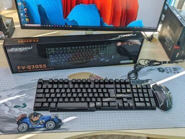 компьютер комплект: Мембранная клавиатура с мышкой С подсветкой Покупал неделю назад