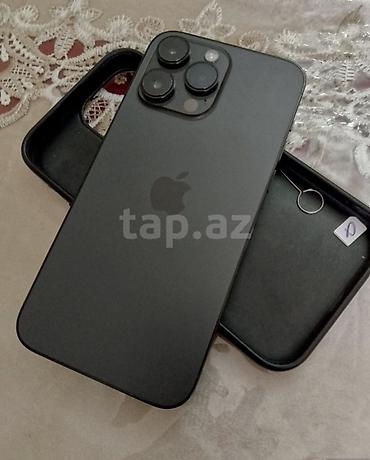 IPhone 14 Pro Max, 128 GB, Qara, Barmaq izi, Simsiz şarj, Face ID