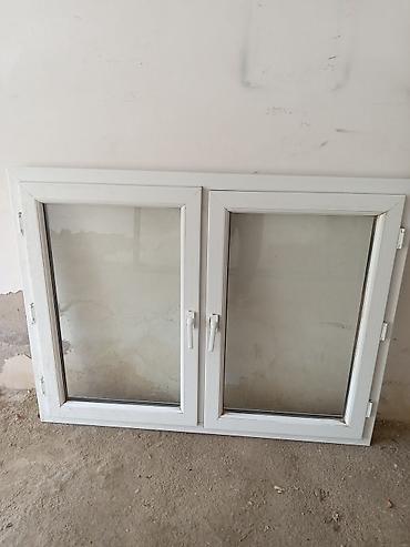 torba asfalt: İşlənmiş İkiqat şüşə paketi Plastik pəncərə, Еni: 114 sm, Uzunluğu: 148 sm — 1