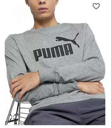 вязаные мужские свитера: PUMA kişi svitşortu – klassik loqo dizaynı - Brend: PUMA - Model: Ön