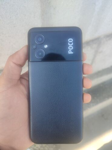 продажа номер телефона: Poco M5, Колдонулган, 128 ГБ, түсү - Кара, 2 SIM