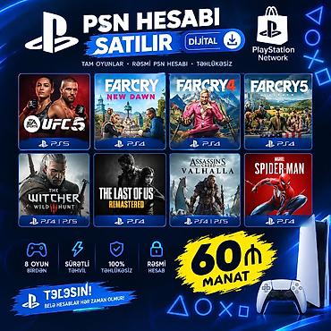 playstation 4 oyunlar: Elaqe Whatsapp yazın:070 856 15 35 PSN hesabı – rəqəmsal PlayStation — 1