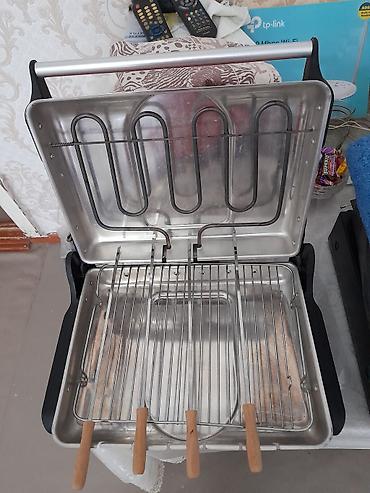kabab sekilleri: Elektrik manqal/şamadan tipli qril - Rəng: qırmızı qapaq, qara — 4
