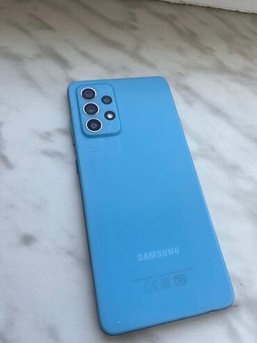 samsung gt s6102: Samsung Galaxy A52, 128 GB, rəng - Göy, Barmaq izi, Face ID