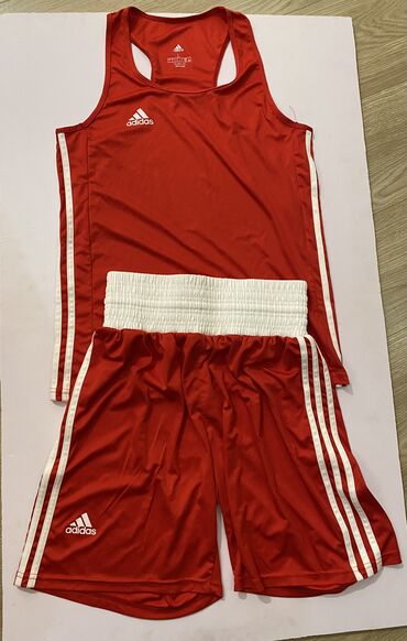 спортивные тренажёры: 🥊 Боксерская форма Adidas (верх + шорты) Размер L, но сидит как S–M