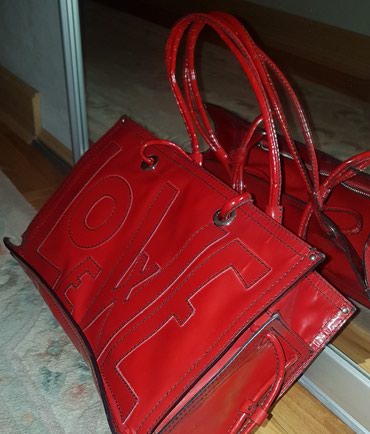 Torbe: Torba za rame, Materijal: Lakovana koža — 8