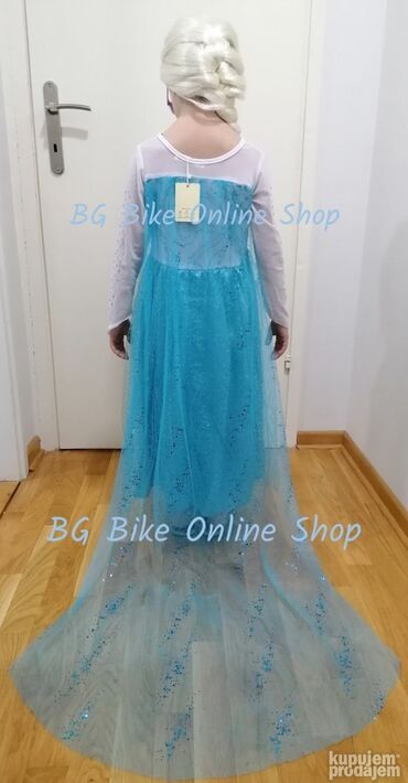 Kostimi za maskenbal: **model A1** Kostim Elza sa dugim plastom, Elzin kostim, haljina sa — 5