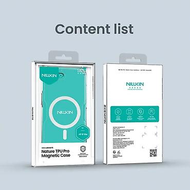 Maske i futrole za telefone: Maska Nillkin Nature Pro Magnetic za iPhone 16e 6.1 transparent. Uz — 11