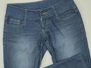 jeansy z gumką damskie: Jeans, S (EU 36), condition - Good