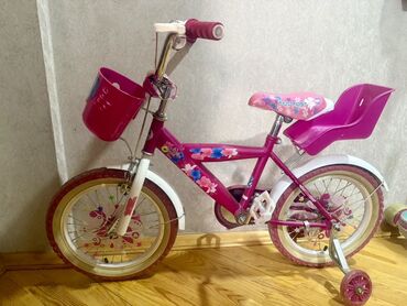 velosiped şəkilləri: Yeni Dörd təkərli Uşaq velosipedi 16", sürətlərin sayı: 1, Ünvandan götürmə, Ödənişli çatdırılma
