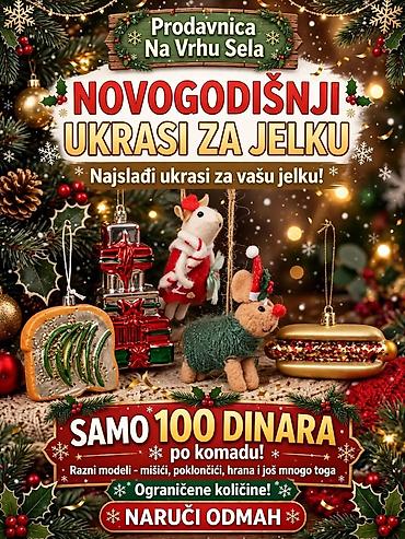 stolovi za terase i baste: Novogodišnji ukrasi za jelku Preslatki ukrasi za jelku u više — 1