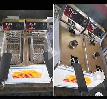 Fri aparatları: Fri kartof üçün, Cüt gözlü, 3 l — 1
