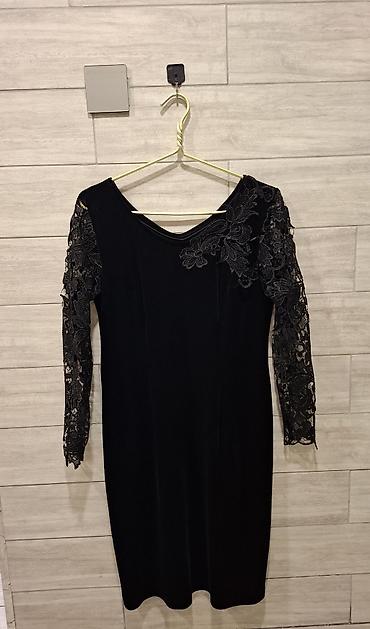 qış donları: Qara vilur ziyafət donu - Rəng: klassik qara - Material: yumşaq vilur — 1