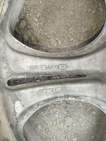 44 2: Литые Диски R 19 Work, Комплект, отверстий - 5, Б/у — 5