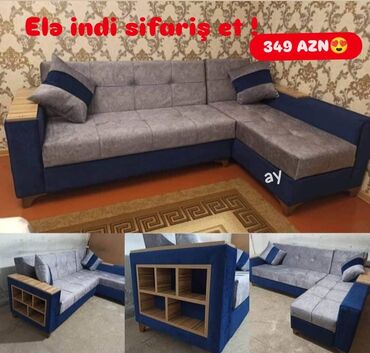 Divanlar: Künc divan, Yeni, Açılan, Bazalı, Parça, Şəhərdaxili pulsuz çatdırılma