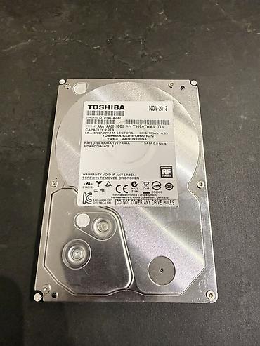 toshiba: Накопитель для ПК, Б/у, Toshiba, HDD, 2 ТБ, 3.5", Для ПК — 5