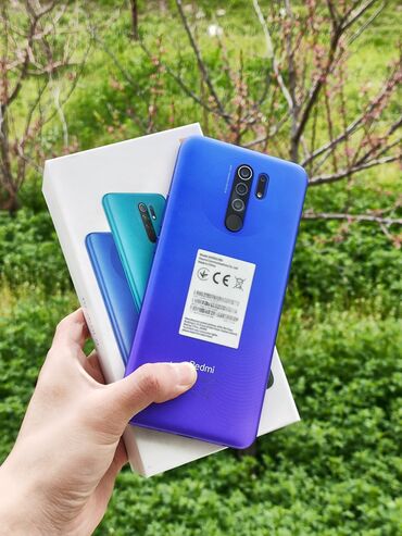 redmi телефон: Redmi, Redmi 9, Б/у, 64 ГБ, цвет - Фиолетовый, 2 SIM