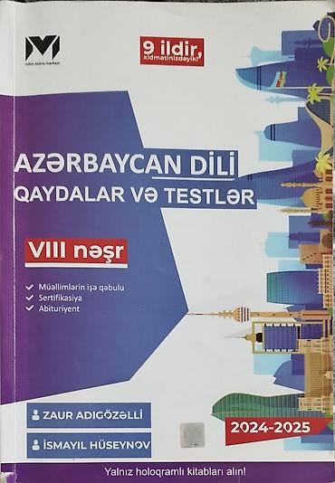 Testlər: Azərbaycan dili Testlər 11-ci sinif, MHM, 2-ci hissə, 2024 il — 1
