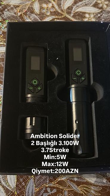 Ручные электроинструменты: Ambition Solider tattoo aparatı satılır Zaretqayla işdiyir 2başlıq — 2