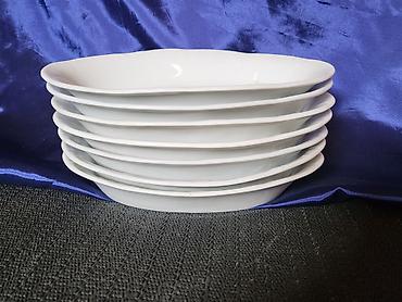 paviljoni forma ideale: Tanjiri univerzalni Razgrad 1960/70ta.godina. Porcelanski — 5