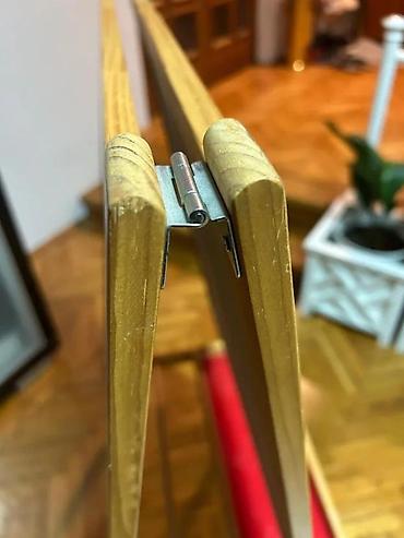 Dečije table za crtanje: Drvena dvostrana tabla za pisanje/oglašavanje - Stabilan A‑ram od — 5