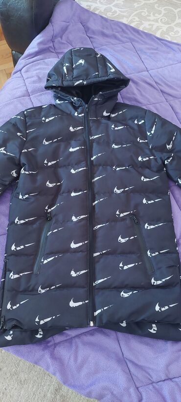 muške zimske jakne sa krznom: Jacket Nike, M (EU 38), color - Black