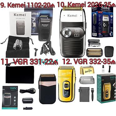 Trimmerlər və saç qırxan maşınlar: Saç qırxan maşın, Yeni, Pulsuz çatdırılma, Ödənişli çatdırılma, Rayonlara çatdırılma — 3