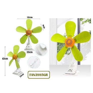 study lamp: Вентилятор Delfa, Настольный, Лопастной — 5