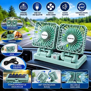 lustra ventilator: Sərinkeş cüt panelli 999 Sərinkeş Cüt Panelli 999 – Avtomobil İçin — 1
