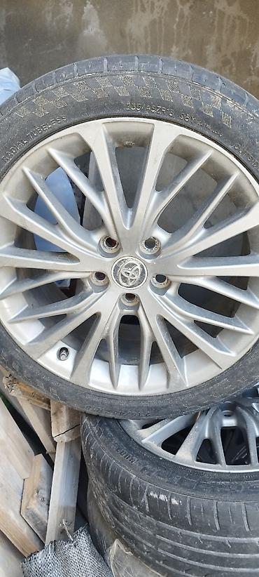 cruz disk teker: Toyota orijinal yüngül lehimli disk və şin dəsti 4eded - — 1