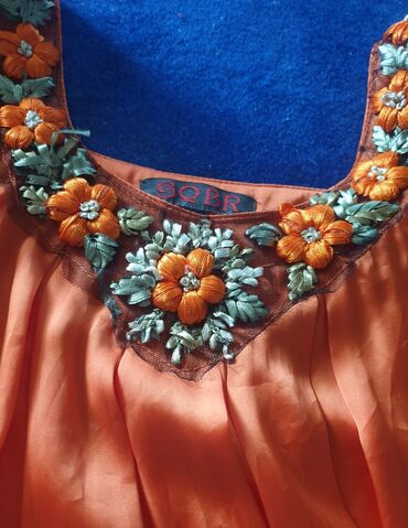 vaikiki haljine: S (EU 36), color - Orange, Cocktail, With the straps