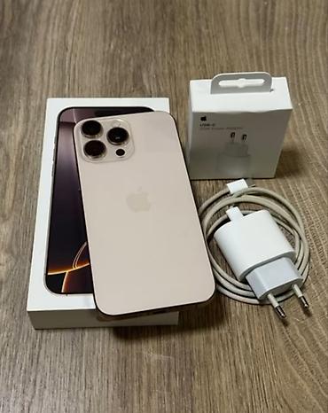 16 iphone: IPhone 16 Pro Max, 256 GB, Desert Titanium, Face ID — 1