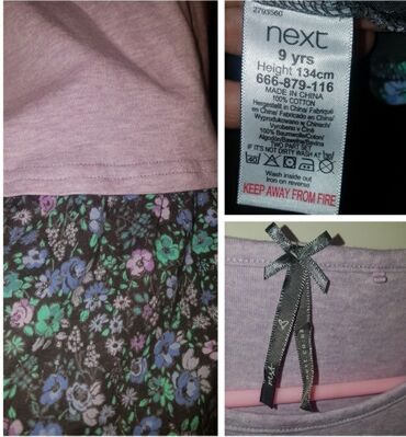 Haljine: Next London decija haljina za devojcice, dugih rukava, gornji deo — 1