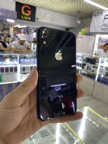 чехлы на хр: IPhone Xr, Б/у, 128 ГБ, Черный, Защитное стекло, Чехол, 77 %