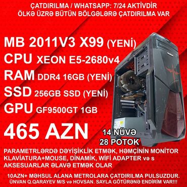 Masaüstü kompüterlər və iş stansiyaları: ⭐TƏK KEYS – 465 AZN ⭐22” Yeni Monitorla dəst – 565 AZN ⭐Videokartsız