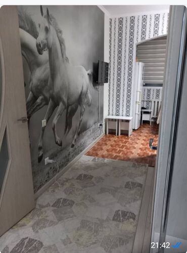 сдаю квартиру на долгий срок аламедин 1: 2 комнаты, 52 м², С мебелью