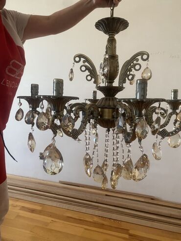 Çilçıraqlar: Çılçıraq, 5 lampa, Xrustal